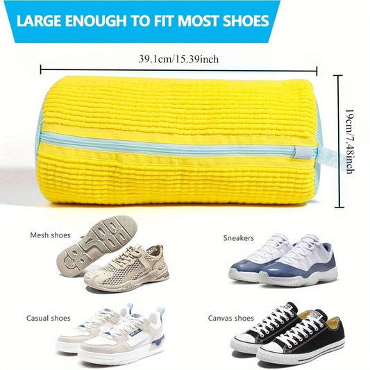 Heavy-Duty Shoe Wash Bag – Safe, Scratch-Free Laundry Cleaning for Sneakers & Everyday Shoes