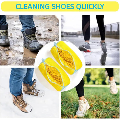 Heavy-Duty Shoe Wash Bag – Safe, Scratch-Free Laundry Cleaning for Sneakers & Everyday Shoes