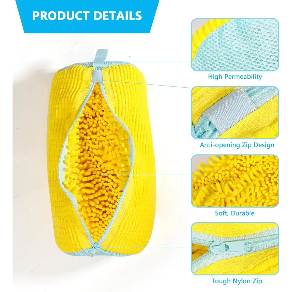 Heavy-Duty Shoe Wash Bag – Safe, Scratch-Free Laundry Cleaning for Sneakers & Everyday Shoes